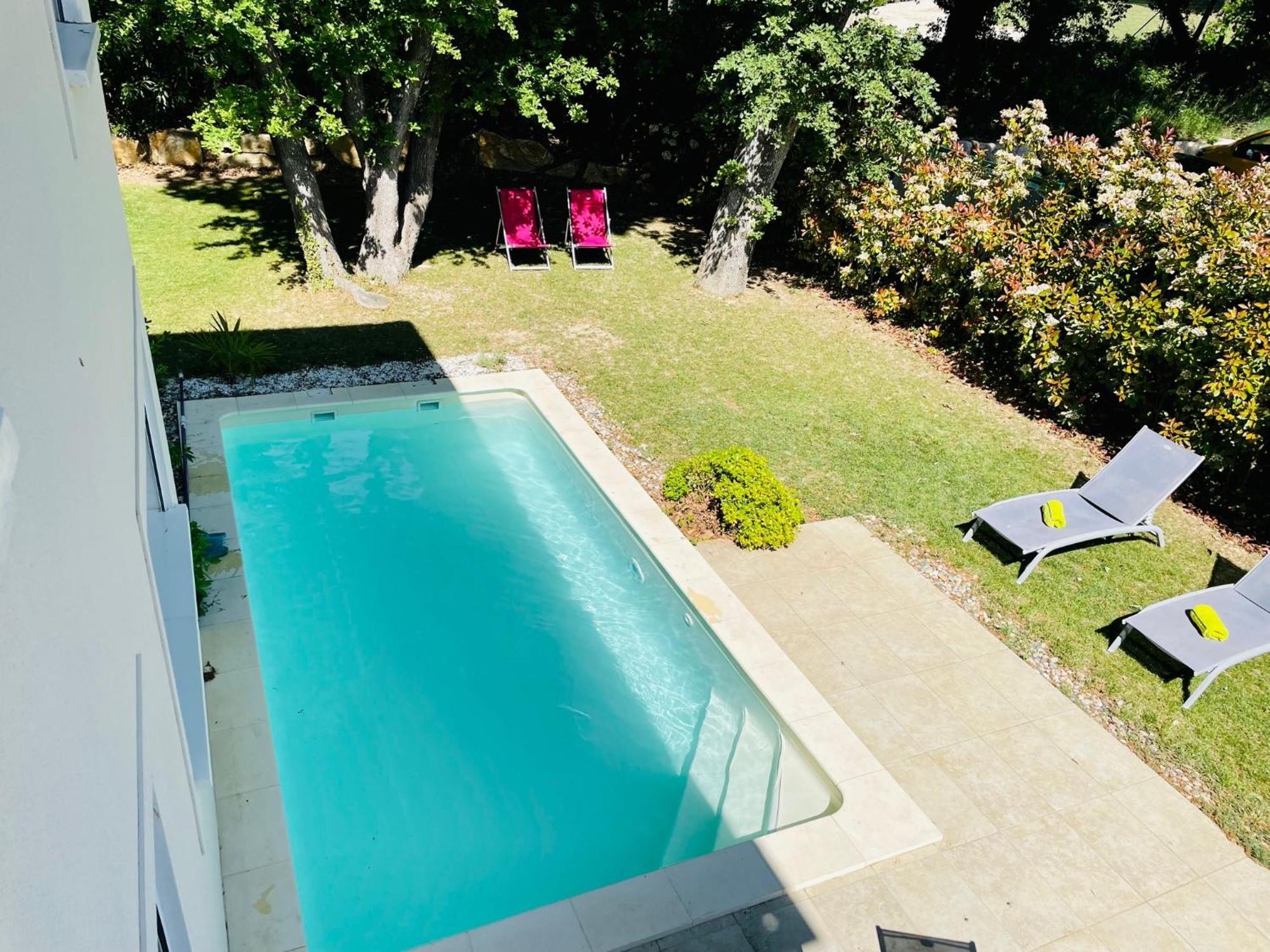 Les Jardins Du Castelas - Piscines, Jardins Et Spas Privatifs Uchaux Rom bilde